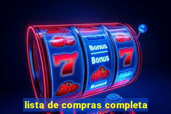 lista de compras completa